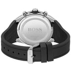 Hugo Boss Distinct 1513855 46mm Men’s Chronograph Watch – Black Honeycomb-Textured Dial & Black Silicone Strap