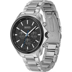 Hugo Boss Distinct 1513857 46mm Men’s Chronograph Watch – Black Dial & Stainless Steel Bracelet