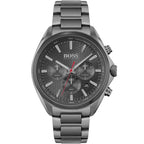 Hugo Boss Distinct 1513858 46mm Men’s Chronograph Watch – Grey Honeycomb-Textured Dial & Stainless Steel Bracelet