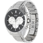 Hugo Boss Driver 1512883 44mm Men’s Chronograph Watch – Black Dial & Silver-tone Bracelet