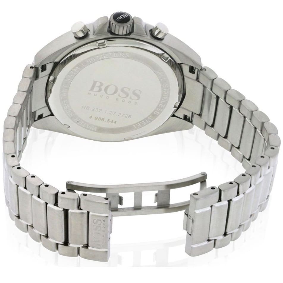 Hugo Boss Driver 1513080 44mm Men’s Chronograph Watch – Black Dial & Silver-tone Bracelet