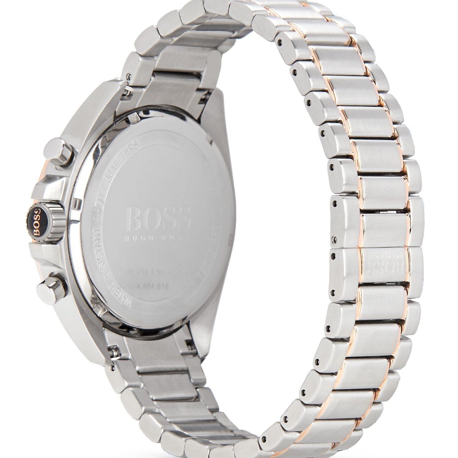 Hugo Boss Driver 1513094 44mm Men’s Chronograph Watch – Black Sunray Dial & Stainless Steel Bracelet