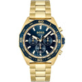 Hugo Boss Energy 1513973 44mm Men’s Chronograph Watch – Blue Dial & Gold-tone Link Bracelet