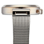 Hugo Boss Flawless 1502553 36mm Women’s Multifunction Quartz Watch – Silver Sunray Dial with Crystal Markers & Rose Gold Stainless Steel Mesh Bracelet