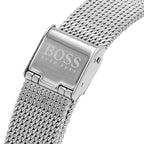 Hugo Boss Flawless 1502553 36mm Women’s Multifunction Quartz Watch – Silver Sunray Dial with Crystal Markers & Rose Gold Stainless Steel Mesh Bracelet