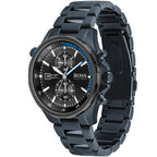 Hugo Boss Globetrotter 1513824 46mm Men’s Chronograph Watch – Black Dial & Stainless Steel Bracelet