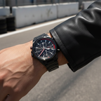 Hugo Boss Globetrotter 1513825 46mm Men’s Chronograph Watch – Black Dial & Stainless Steel Bracelet