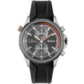 Hugo Boss Globetrotter 1513931 46mm Men’s Chronograph Watch – Grey Dial & Black Silicone Strap