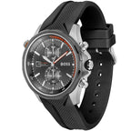 Hugo Boss Globetrotter 1513931 46mm Men’s Chronograph Watch – Grey Dial & Black Silicone Strap