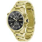 Hugo Boss Globetrotter 1513932 46mm Men’s Chronograph Watch – Black Dial & Stainless Steel Bracelet
