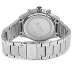 Hugo Boss Grand Prix 1513478 44mm Men’s Chronograph Watch – Blue Dial & Silver Stainless Steel Bracelet
