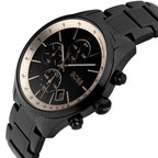 Hugo Boss Grand Prix 1513578 44mm Men’s Chronograph Watch – Black Dial & Stainless Steel Bracelet