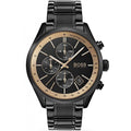 Hugo Boss Grand Prix 1513578 44mm Men’s Chronograph Watch – Black Dial & Stainless Steel Bracelet