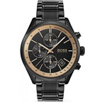 Hugo Boss Grand Prix 1513578 44mm Men’s Chronograph Watch – Black Dial & Stainless Steel Bracelet