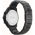 Hugo Boss Grand Prix 1513578 44mm Men’s Chronograph Watch – Black Dial & Stainless Steel Bracelet