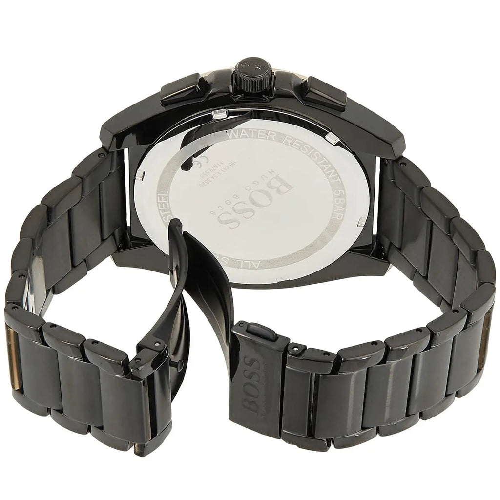 Hugo Boss Grandmaster 1513885 46mm Men’s Chronograph Watch – Black Dial & Stainless Steel Bracelet