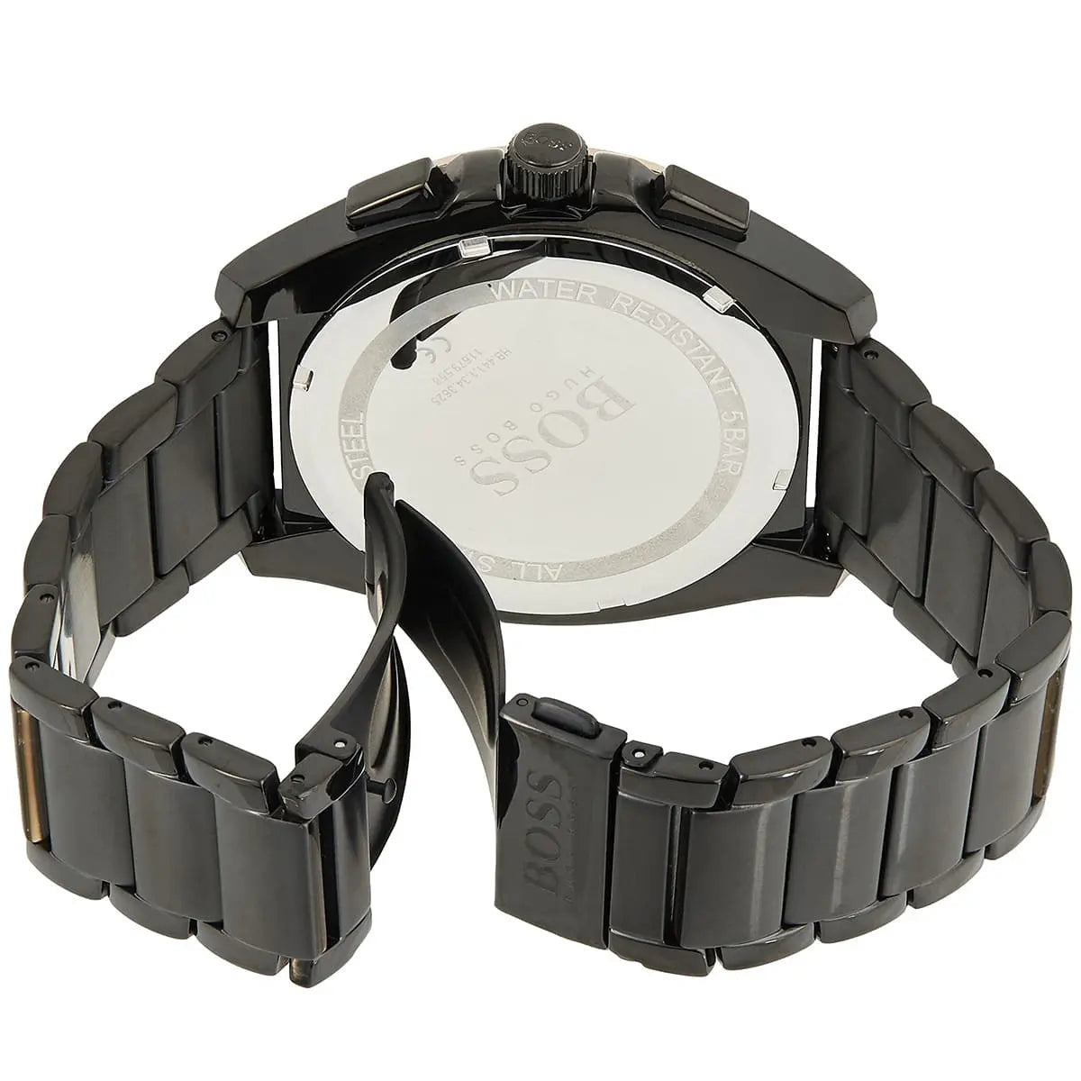 Hugo Boss Grandmaster 1513885 46mm Men’s Chronograph Watch – Black Dial & Stainless Steel Bracelet