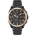Hugo Boss Grandmaster 1513885 46mm Men’s Chronograph Watch – Black Dial & Stainless Steel Bracelet