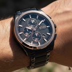 Hugo Boss Grandmaster 1513885 46mm Men’s Chronograph Watch – Black Dial & Stainless Steel Bracelet