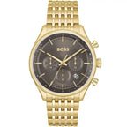 Hugo Boss Gregor 1514051 45mm Men’s Chronograph Watch – Grey Dial & Stainless Steel Bracelet