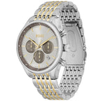 Hugo Boss Gregor 1514053 45mm Men’s Chronograph Watch – Grey Dial & Gold-tone Link Bracelet