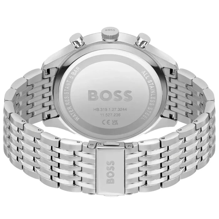 Hugo Boss Gregor 1514082 45mm Men’s Chronograph Watch – Black Dial & Stainless Steel Bracelet