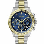 Hugo Boss Hero 1513767 45mm Men’s Chronograph Watch – Blue Dial & Stainless Steel Bracelet