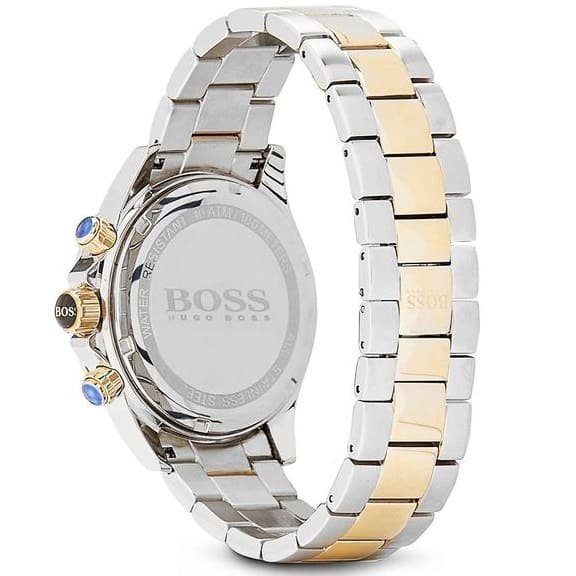 Hugo Boss Ikon 1512960 46mm Men’s Chronograph Watch – Silver Sunray Dial & Stainless Steel Bracelet