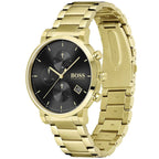 Hugo Boss Integrity 1513781 43mm Men’s Chronograph Watch – Black Dial & Gold-tone Link Bracelet