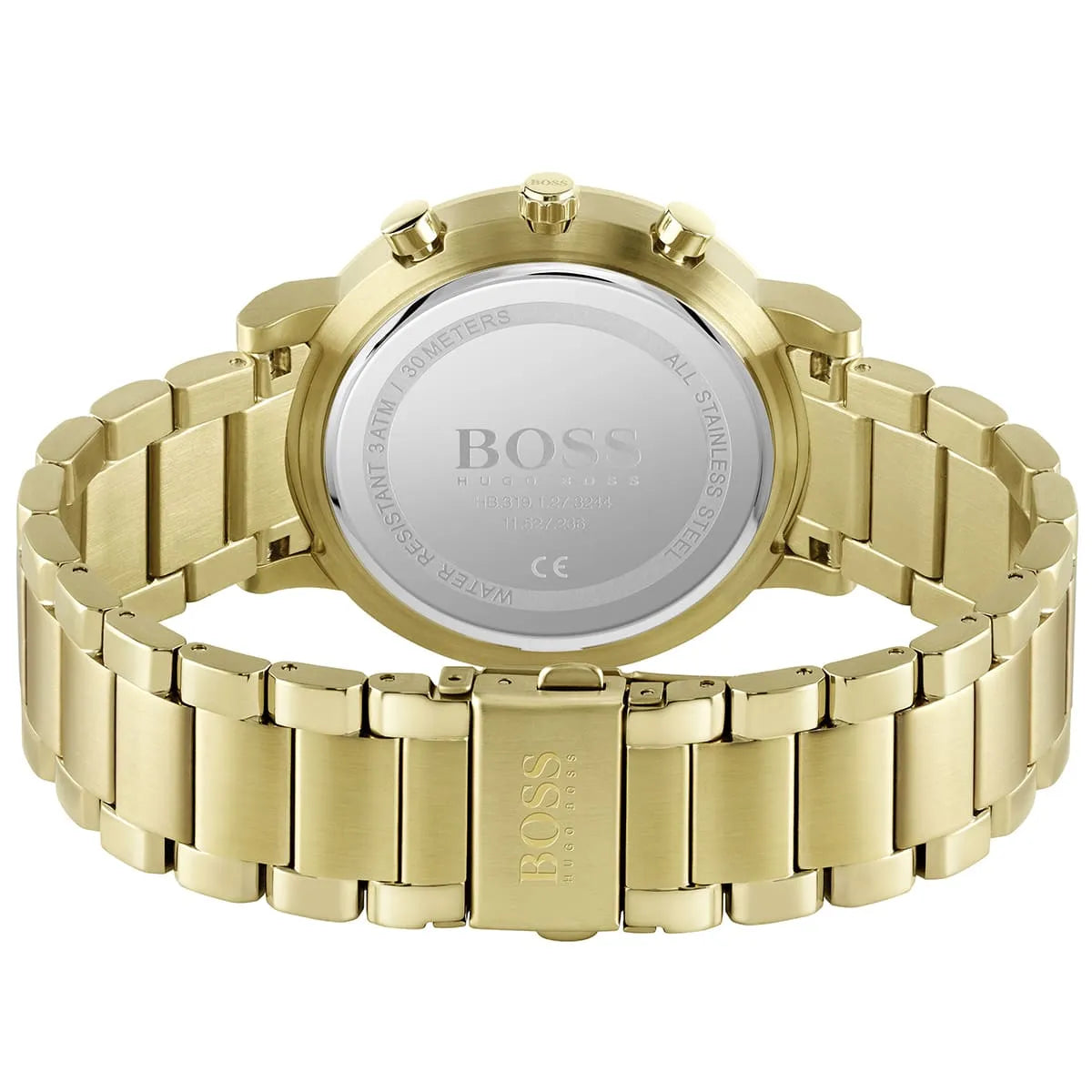 Hugo Boss Integrity 1513781 43mm Men’s Chronograph Watch – Black Dial & Gold-tone Link Bracelet