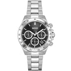 Hugo Boss Novia 1502614 38mm Women’s Multifunction Quartz Watch – Dark Grey Dial & Silver Stainless Steel Link Bracelet