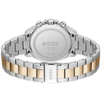 Hugo Boss Novia 1502617 38mm Women’s Multifunction Quartz Watch – Brown Sunray Dial & Two-Tone Silver & Rose Gold Steel Bracelet