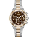Hugo Boss Novia 1502617 38mm Women’s Multifunction Quartz Watch – Brown Sunray Dial & Two-Tone Silver & Rose Gold Steel Bracelet