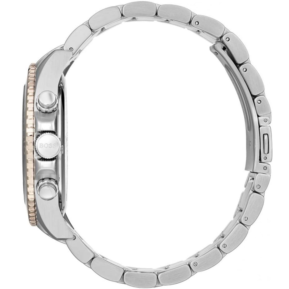 Hugo Boss Ocean Edition 1513705 48mm Men’s Chronograph Watch – Grey Dial & Stainless Steel Bracelet