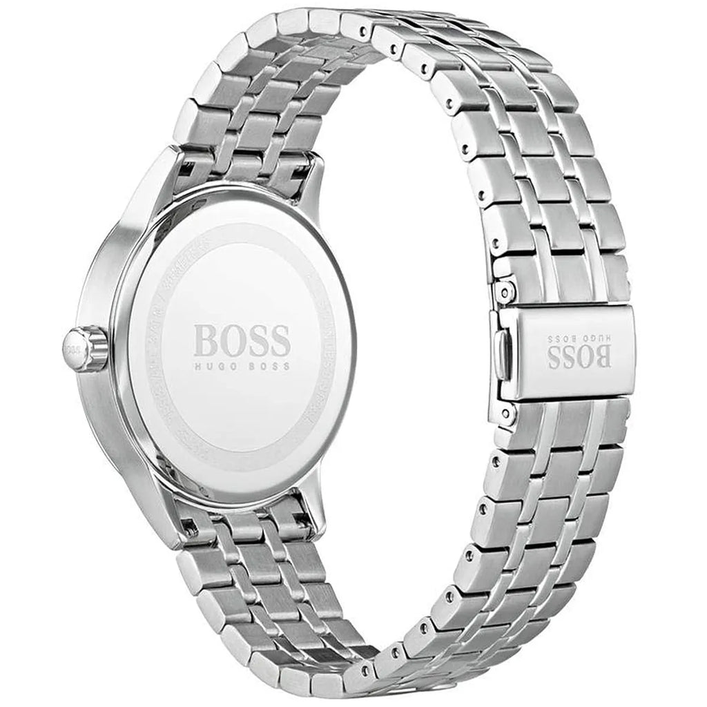 Hugo Boss Officer 1513614 41mm Men’s Quartz Watch – Black Dial & Stainless Steel Bracelet