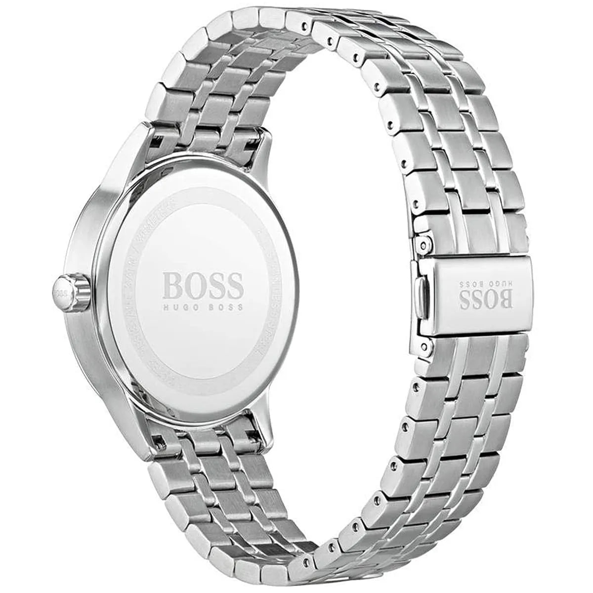 Hugo Boss Officer 1513614 41mm Men’s Quartz Watch – Black Dial & Stainless Steel Bracelet