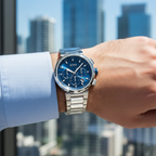 Hugo Boss One 1513999 44mm Men’s Chronograph Watch – Blue Dial & Silver-tone Link Bracelet