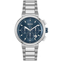 Hugo Boss One 1513999 44mm Men’s Chronograph Watch – Blue Dial & Silver-tone Link Bracelet