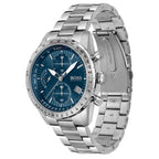 Hugo Boss Pilot 1513850 44mm Men’s Chronograph Watch – Blue Dial & Stainless Steel Bracelet