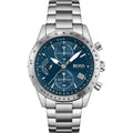 Hugo Boss Pilot 1513850 44mm Men’s Chronograph Watch – Blue Dial & Stainless Steel Bracelet