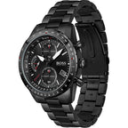 Hugo Boss Pilot 1513854 44mm Men’s Chronograph Watch – Black Dial & Stainless Steel Bracelet