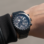 Hugo Boss Pilot 1513854 44mm Men’s Chronograph Watch – Black Dial & Stainless Steel Bracelet