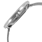 Hugo Boss Praise 1502546 36mm Women’s Two-Hand Quartz Watch – Silver Sunray Dial with Crystal Ring & Silver Stainless Steel Mesh Bracelet