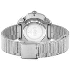 Hugo Boss Praise 1502546 36mm Women’s Two-Hand Quartz Watch – Silver Sunray Dial with Crystal Ring & Silver Stainless Steel Mesh Bracelet