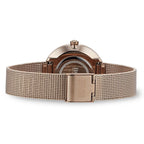 Hugo Boss Praise 1502548 36mm Women’s Two-Hand Quartz Watch – Rose Gold Sunray Dial with Crystal Ring & Rose Gold Stainless Steel Mesh Bracelet