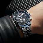 Hugo Boss Rafale 1513509 44mm Men’s Chronograph Watch – Black Dial & Stainless Steel Bracelet