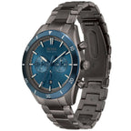 Hugo Boss Santiago 1513863 44mm Men’s Chronograph Watch – Blue Dial & Stainless Steel Bracelet