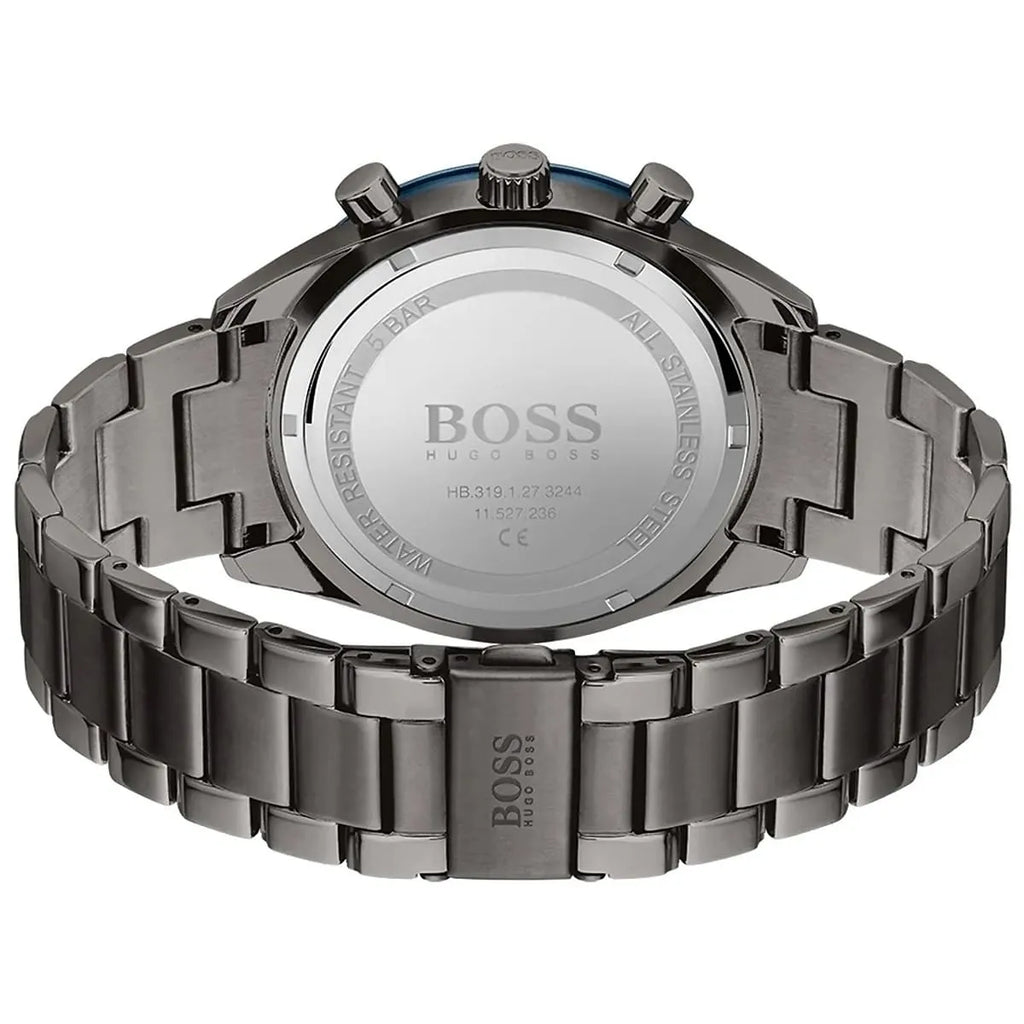 Hugo Boss Santiago 1513863 44mm Men’s Chronograph Watch – Blue Dial & Stainless Steel Bracelet