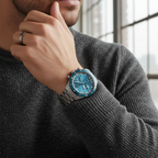 Hugo Boss Santiago 1513863 44mm Men’s Chronograph Watch – Blue Dial & Stainless Steel Bracelet