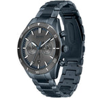Hugo Boss Santiago 1513865 44mm Men’s Quartz Watch – Grey Dial & Stainless Steel Bracelet